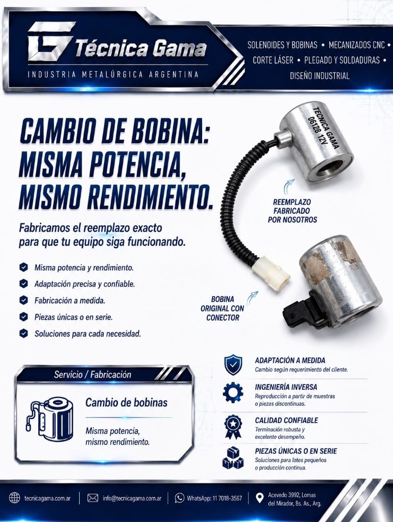 Reemplazo y Cambio de Bobinas